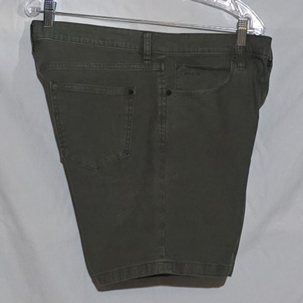 Proof Men's Slim Fit Stretch Denim Shorts - Green - Sz 33*